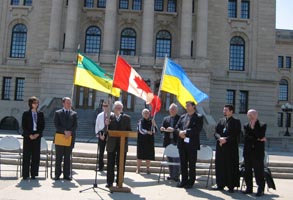 Remembrance Flame at Saskatchewan Legislature